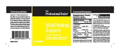 Label of MultiProbiotic Support