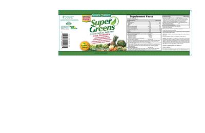 Label of Super Greens