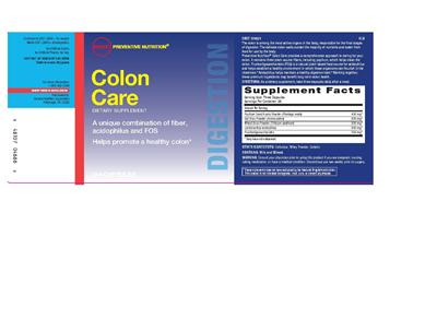 Label of Colon Care