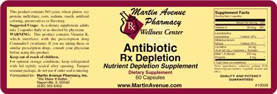 Label of Antibiotic Rx Depletion