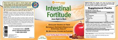 Label of Intestinal Fortitude Apple Cinnamon Flavor