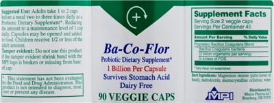 Label of Ba-Co-Flor