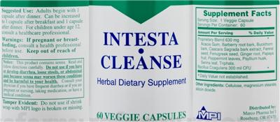 Label of Intesta Cleanse