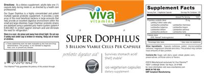 Label of Super Dophilus