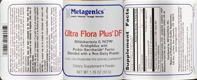 Label of Ultra Flora Plus DF