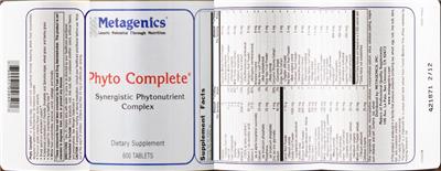Label of Phyto Complete