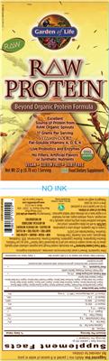 Label of Raw Protein