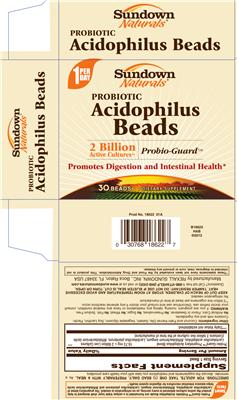 Label of Probiotic Acidophilus Beads