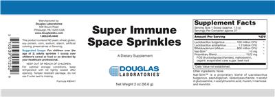 Label of Super Immune Space Sprinkles