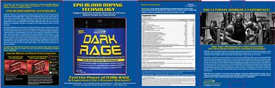Label of Dark Rage Grape
