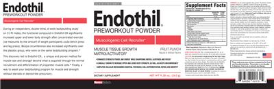 Label of Endothil Fruit Punch