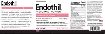 Label of Endothil Pink Lemonade