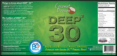 Label of Deep2 30 Coconut Dream