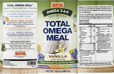 Label of Total Omega Meal