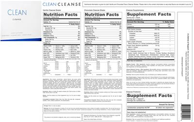 Label of Cleanse Probiotic
