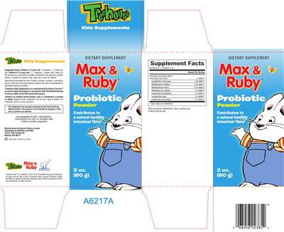Label of Probiotic Powder