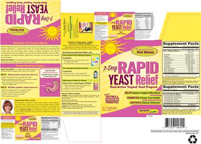 Label of Part 2 Probiotic Blend