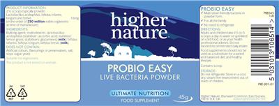 Label of Probio Easy