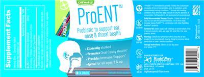 Label of ProEnt Wintergreen Flavor
