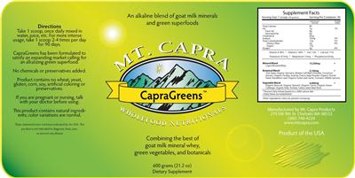Label of CapraGreens