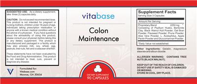 Label of Colon Maintenance