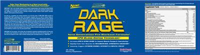 Label of Dark Rage Fruit Punch