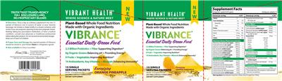Label of Vibrance Orange Pineapple