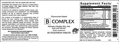 Label of B Complex