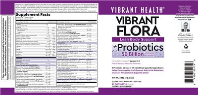 Label of Vibrant Flora Peach Mango
