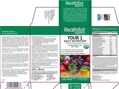 Label of Your 1 Daily Nutrition