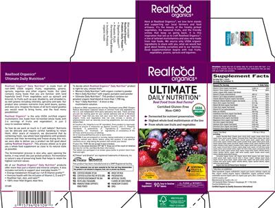 Label of Ultimate Daily Nutrition