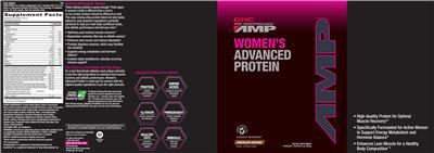 Label of Women's Advanced Protein Chocolate Cupcake
