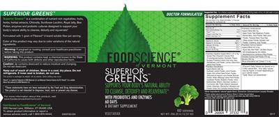 Label of Superior Greens