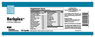 Label of Herbplex