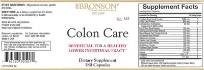 Label of Colon Care
