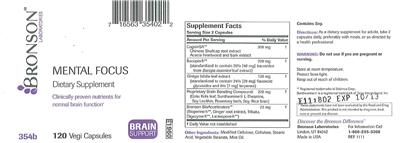 Label of Mental Focus