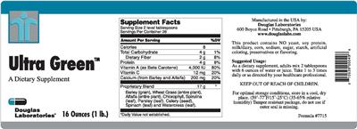 Label of Ultra Green
